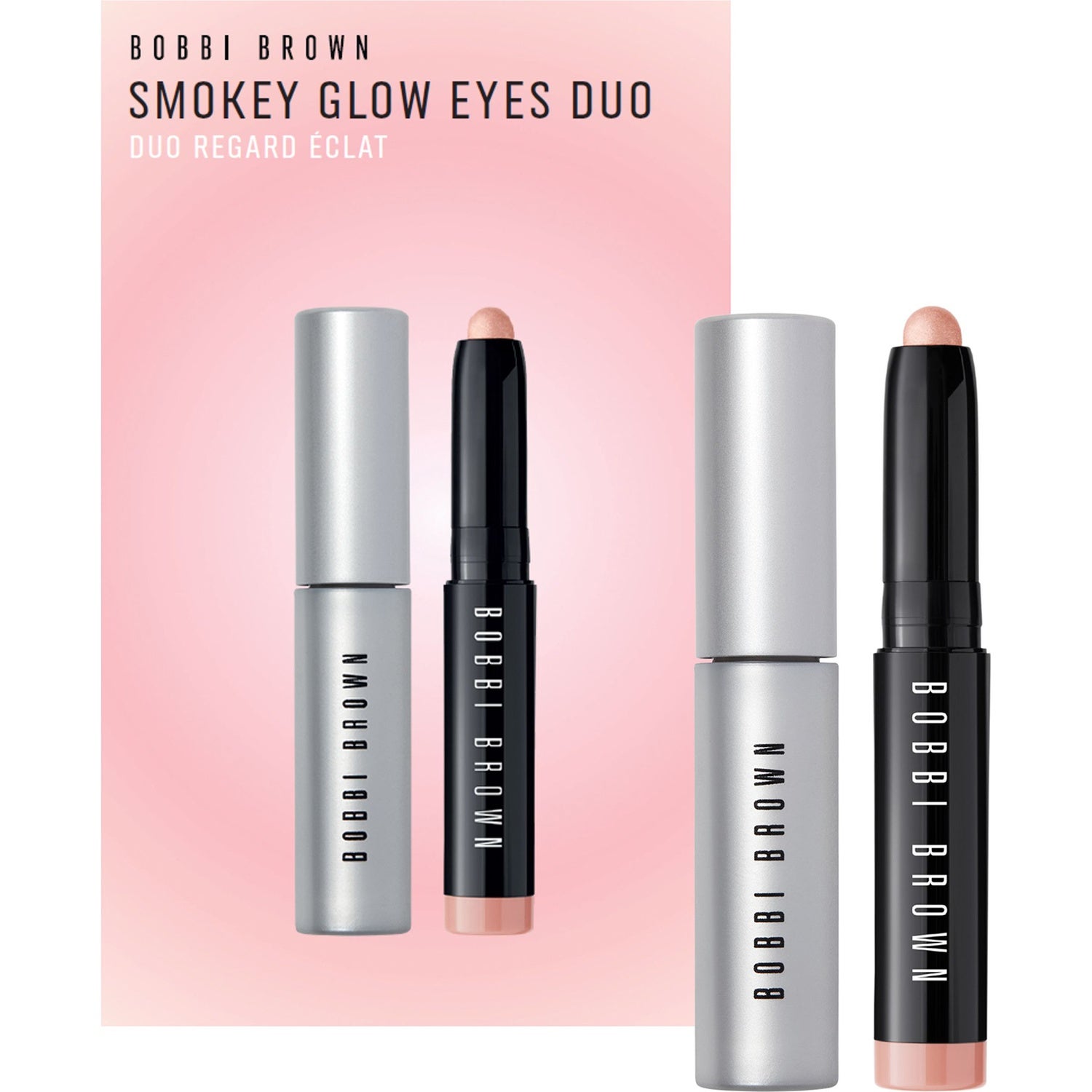 Bobbi Brown Dramatic Eyes Set Golden Pink Black 3 + 0,9 mixed