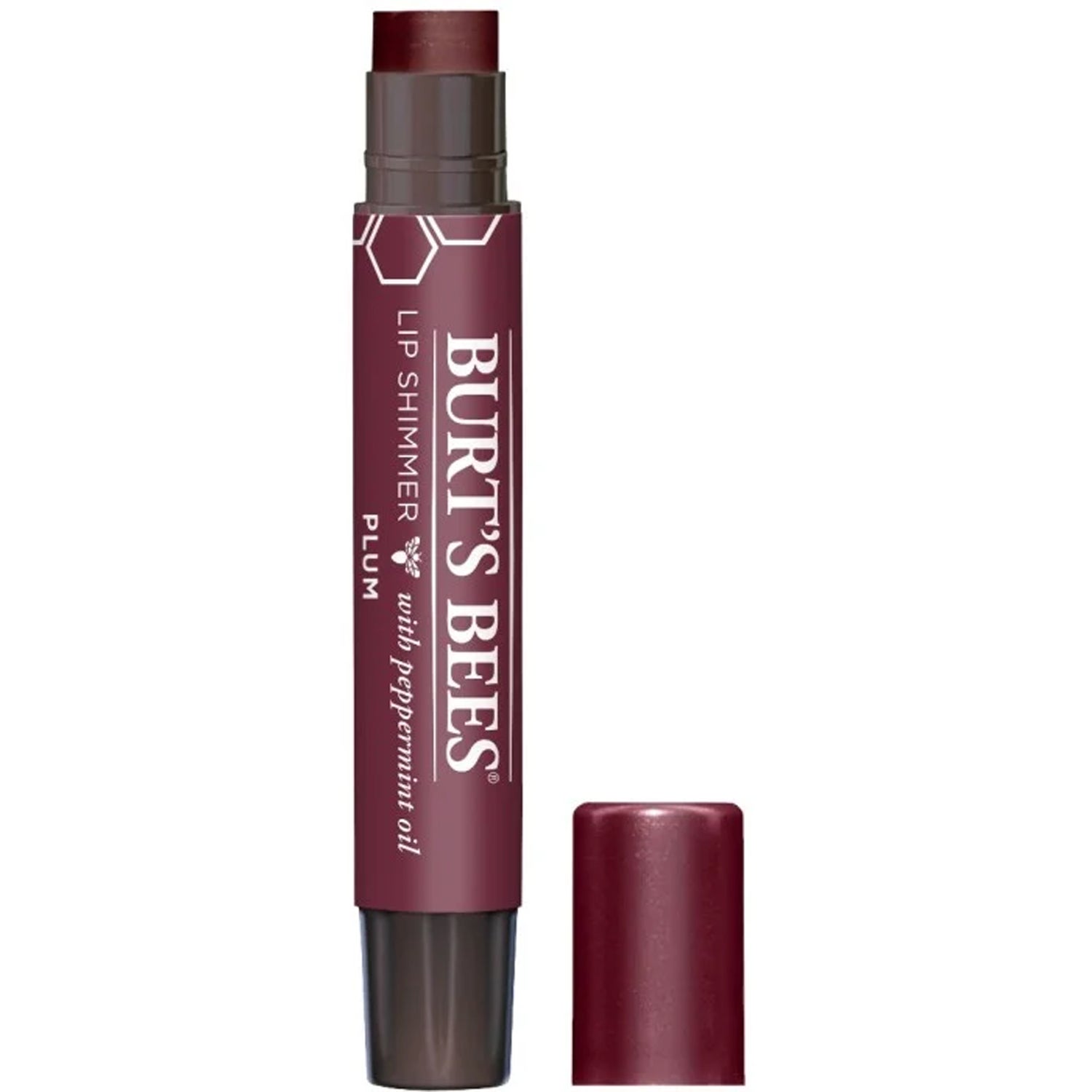 Burt's Bees Lip Shimmer Plum - 2,6 g billede