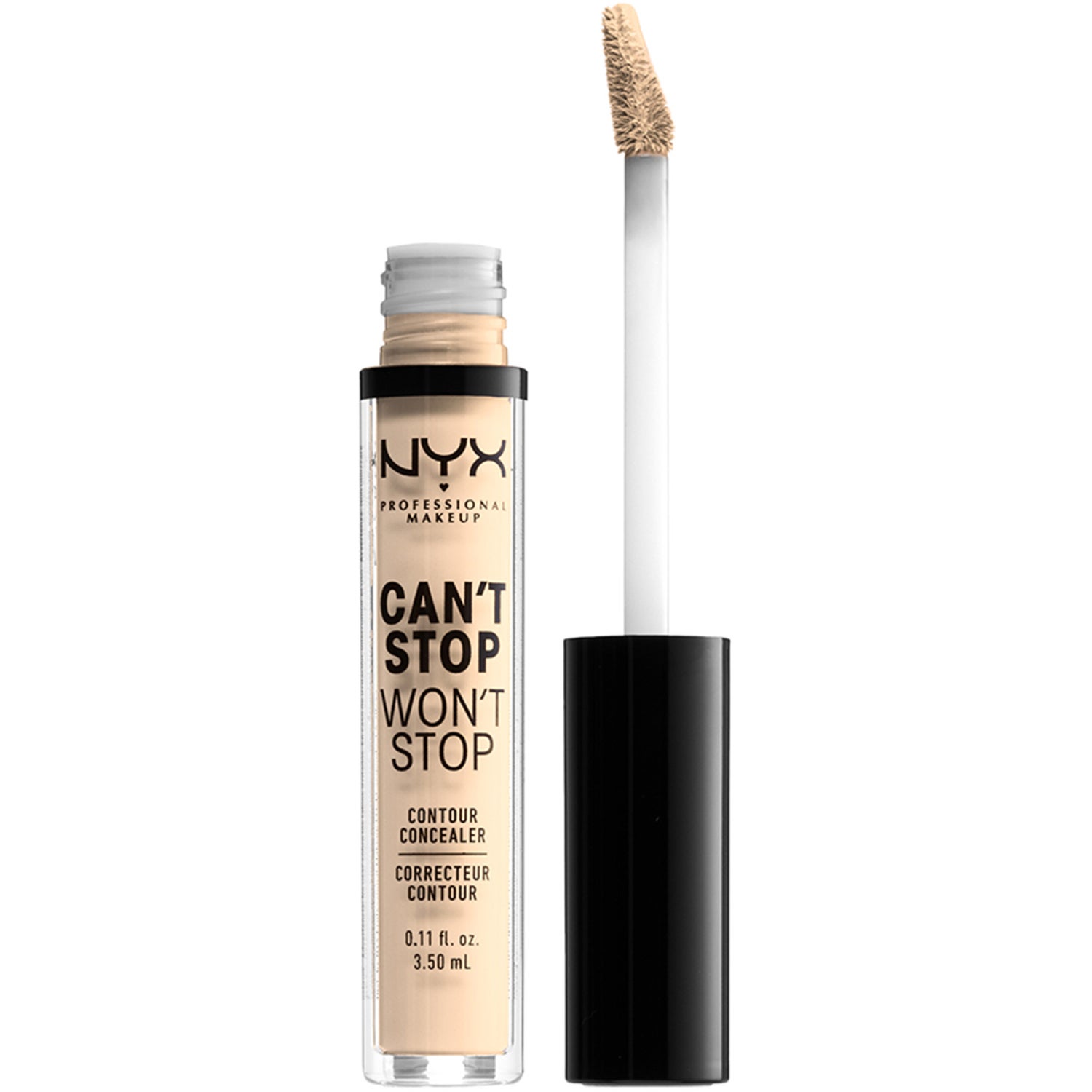 NYX Prof. Makeup Can't Stop Won't Stop Contour Concealer 3,5 ml - Pale