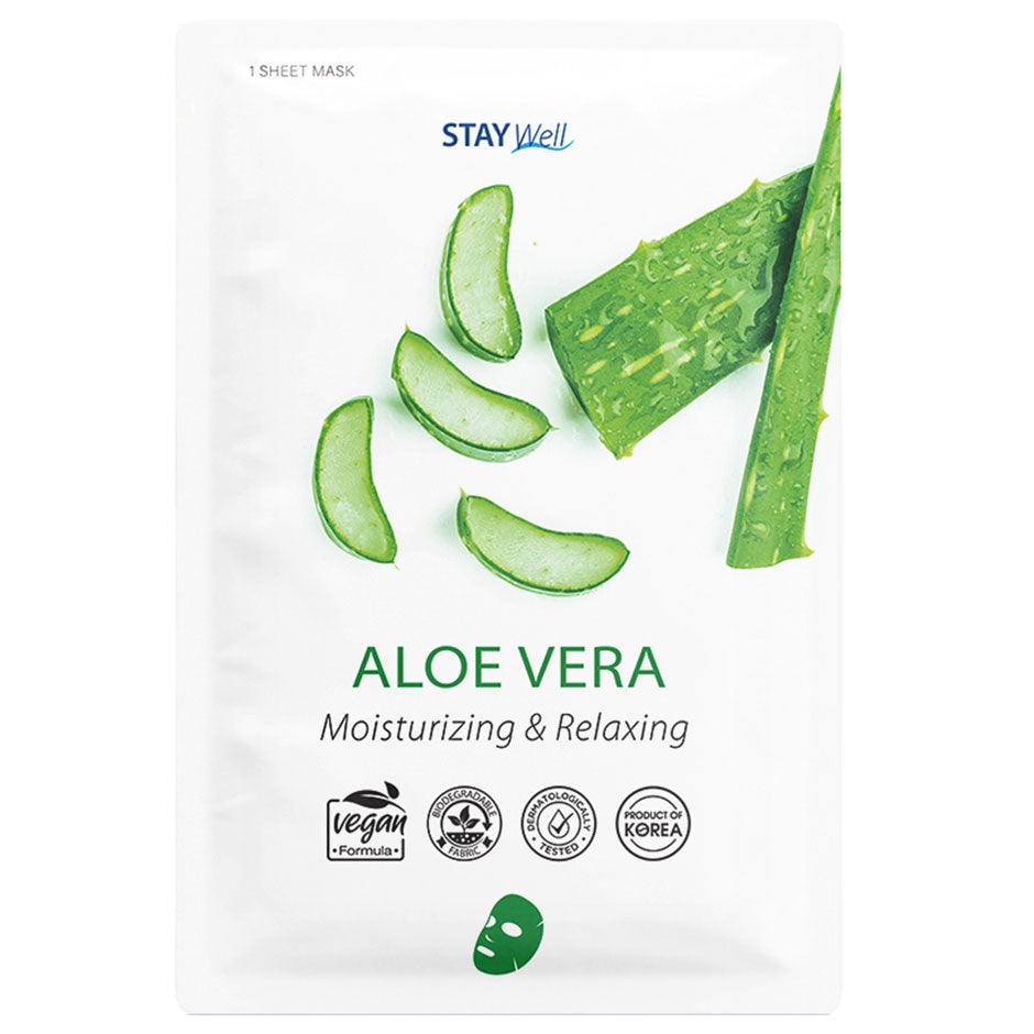 Stay Well Vegan Sheet Mask - Aloe 20 g