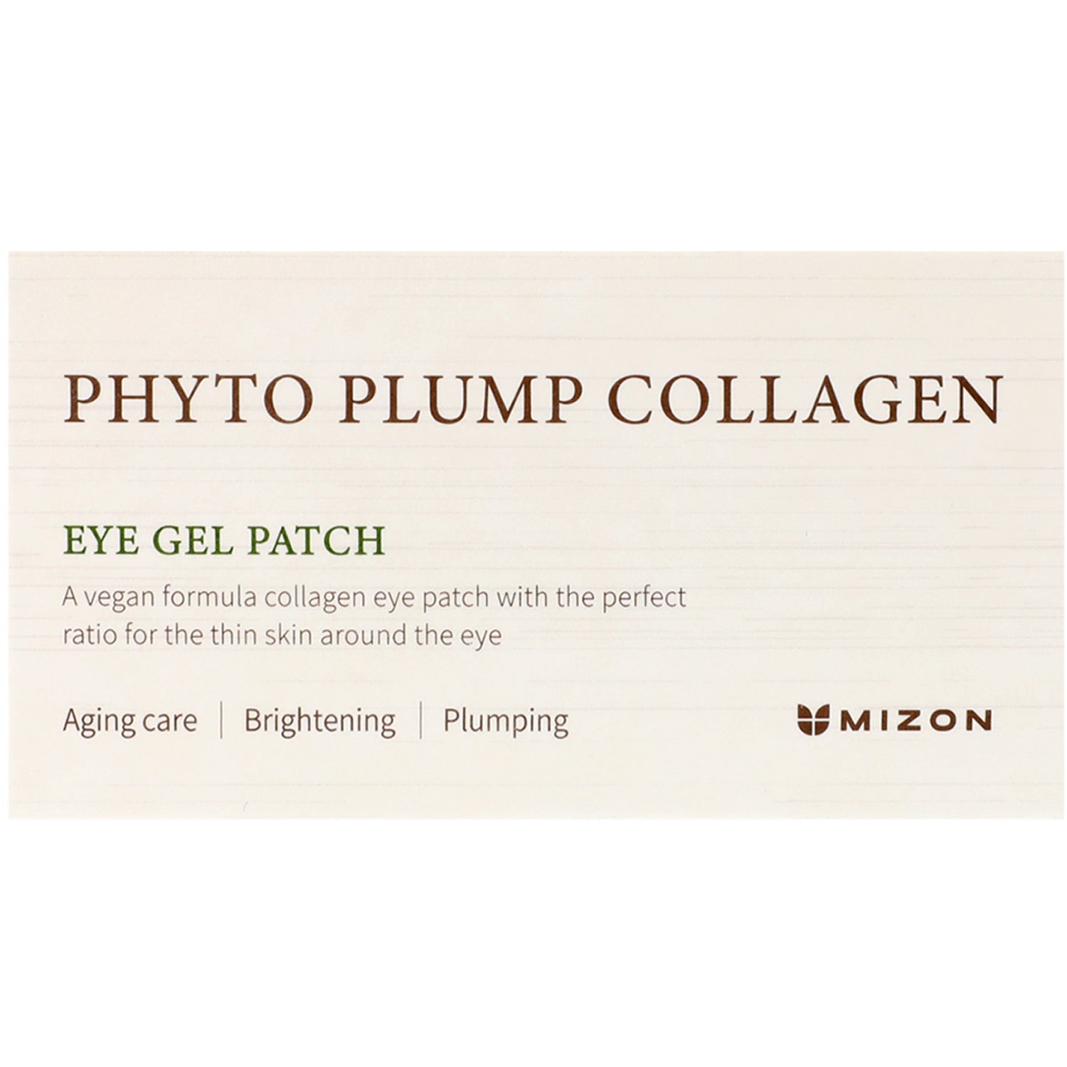 Alternativ bild 1 för Mizon Phyto Plump Collagen Eye Gel Patch 84 g