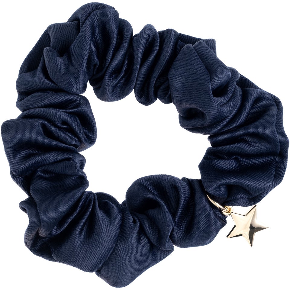 Satin Scrunchie Black 1 pcs