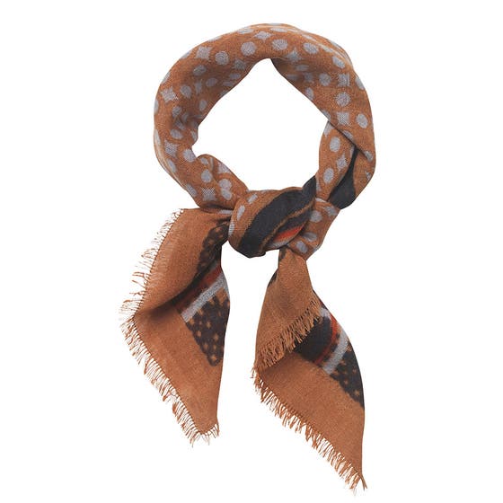 Rica Scarf Pecan Brown