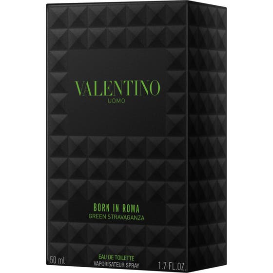 Valentino Born In Roma Uomo Green Stravaganza EdT 50 ml herreparfyme i naglet glassflaske med sort eske