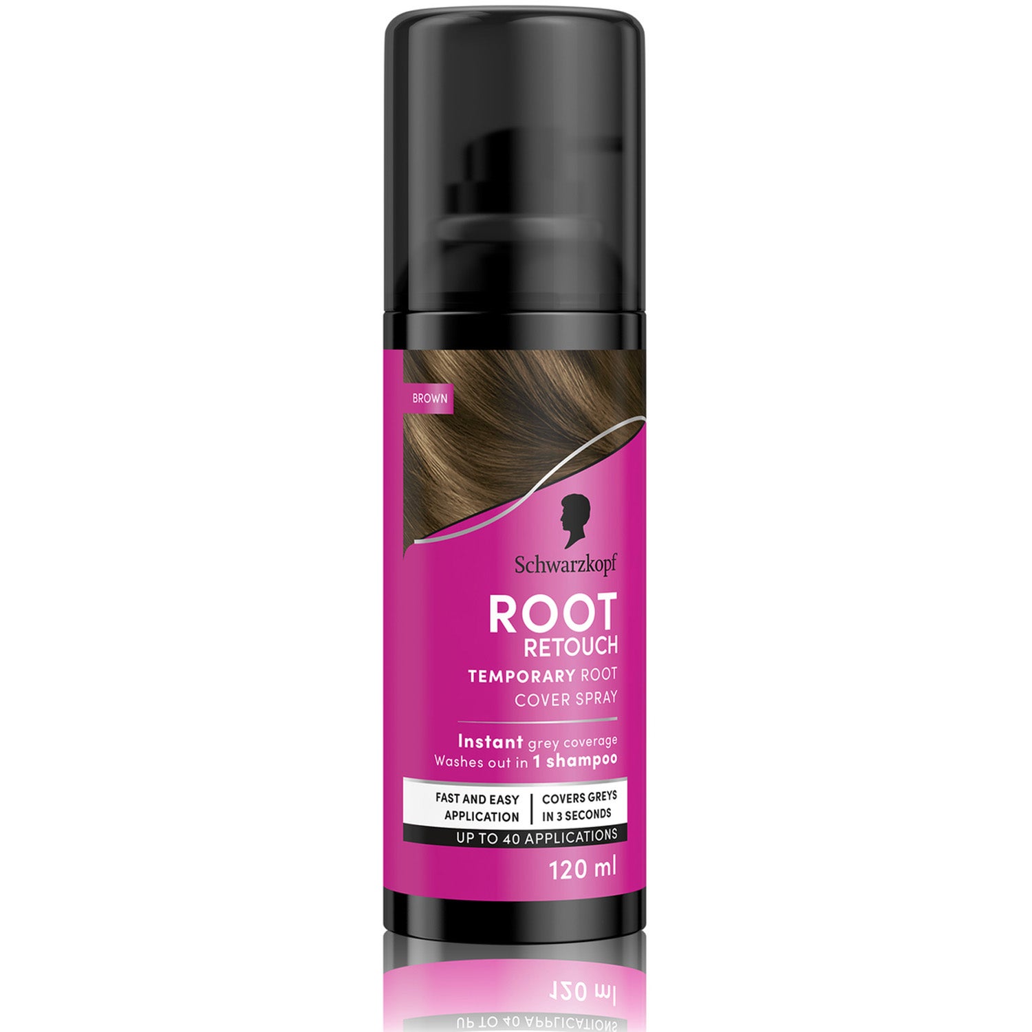 Schwarzkopf Root Retoucher Brown - 120 ml billede
