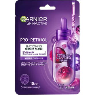 SkinActive Pro-Retinol Smoothing Serum Sheet Mask