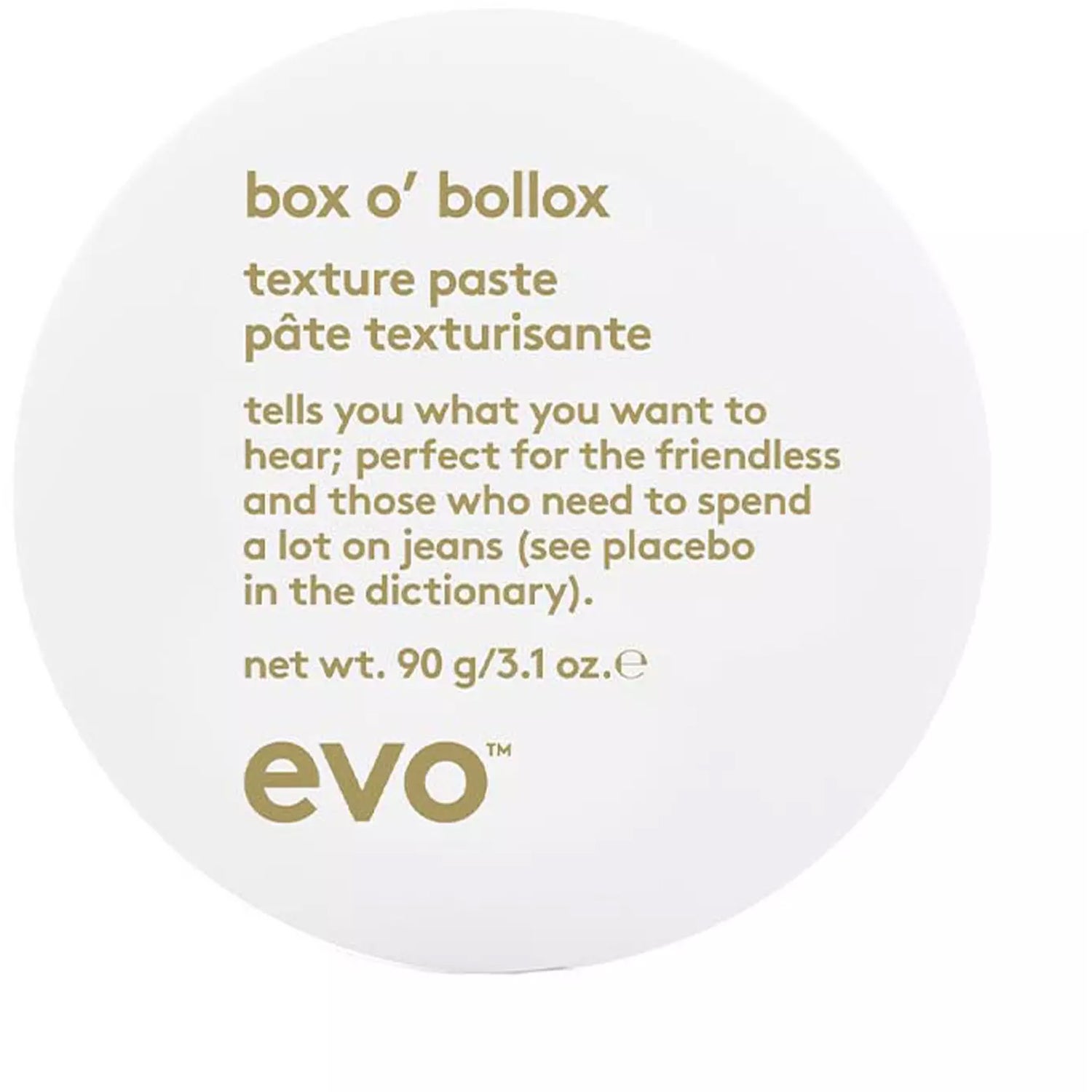 Box O Bollox Texture Paste, 90 g evo Hårvax
