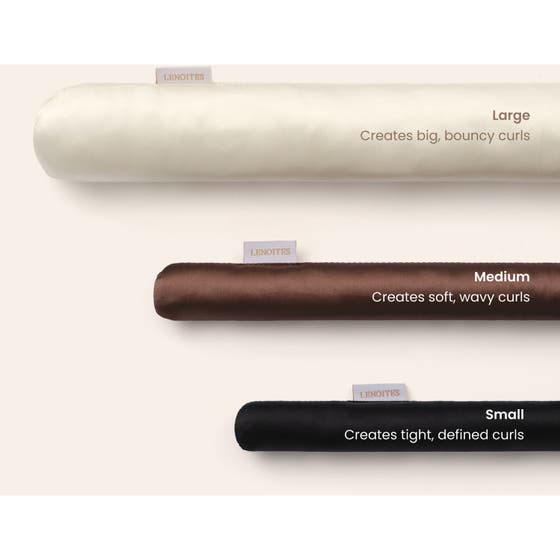 Heatless Curls in Mulberry Silk Medium