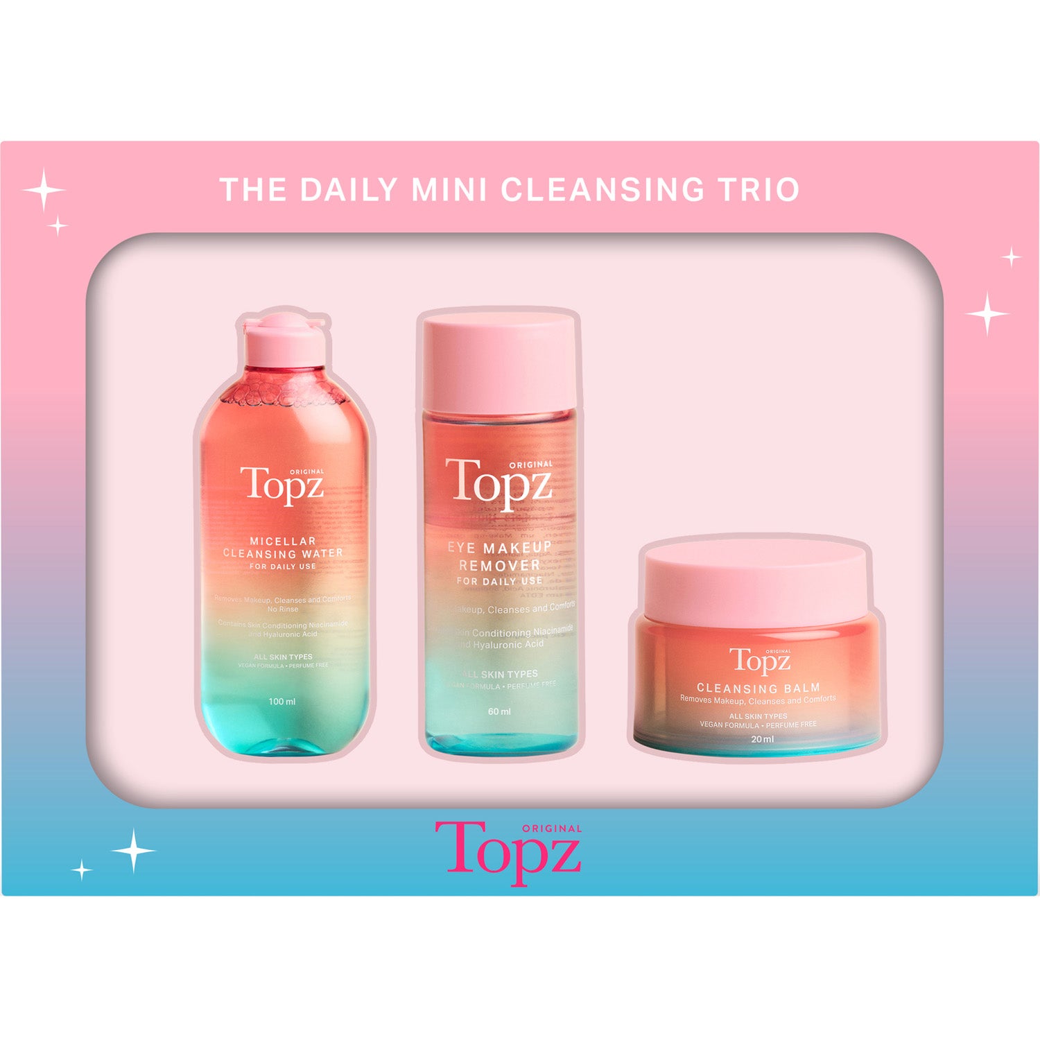 Topz Daily Skincare Mini Set 3 pcs billede
