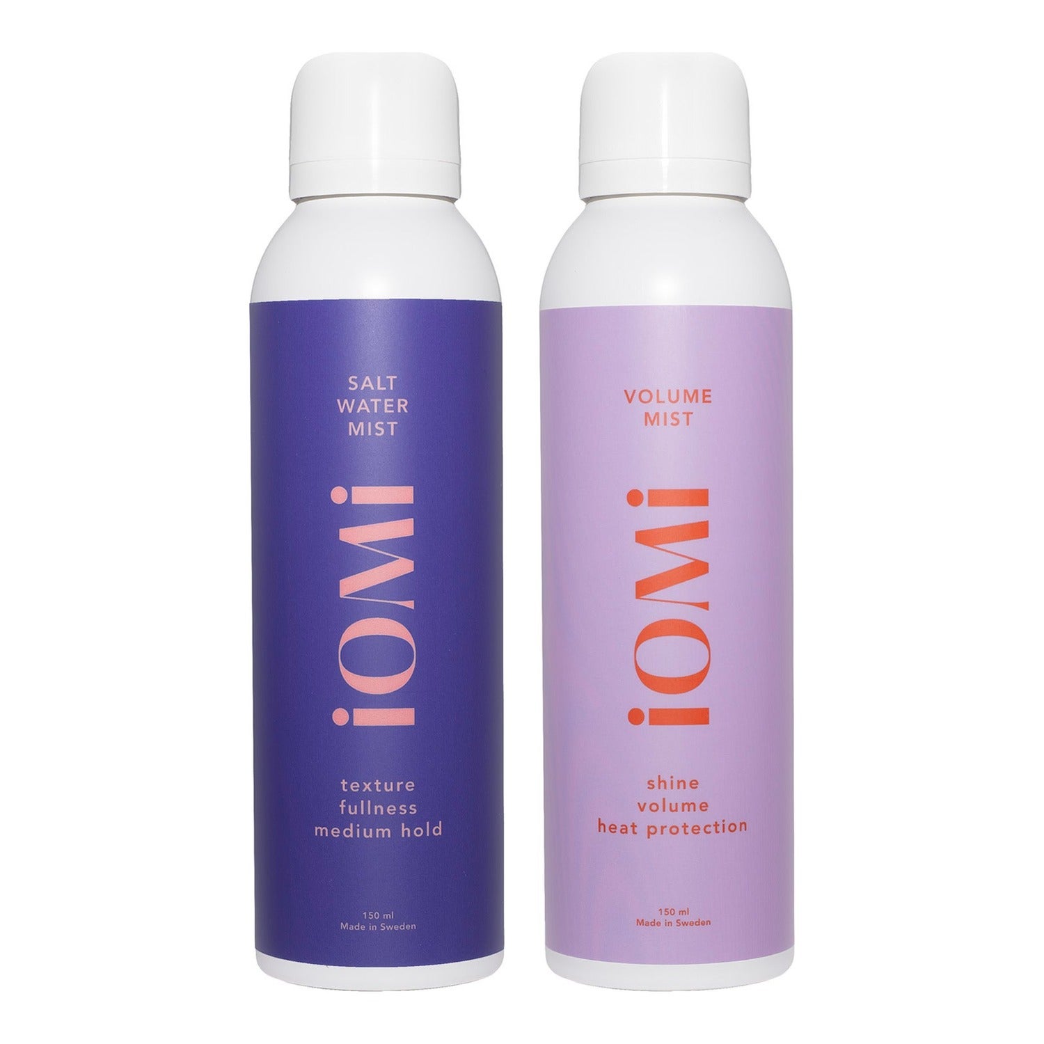 IOMI Salt Water Mist + Volume Mist styling herr