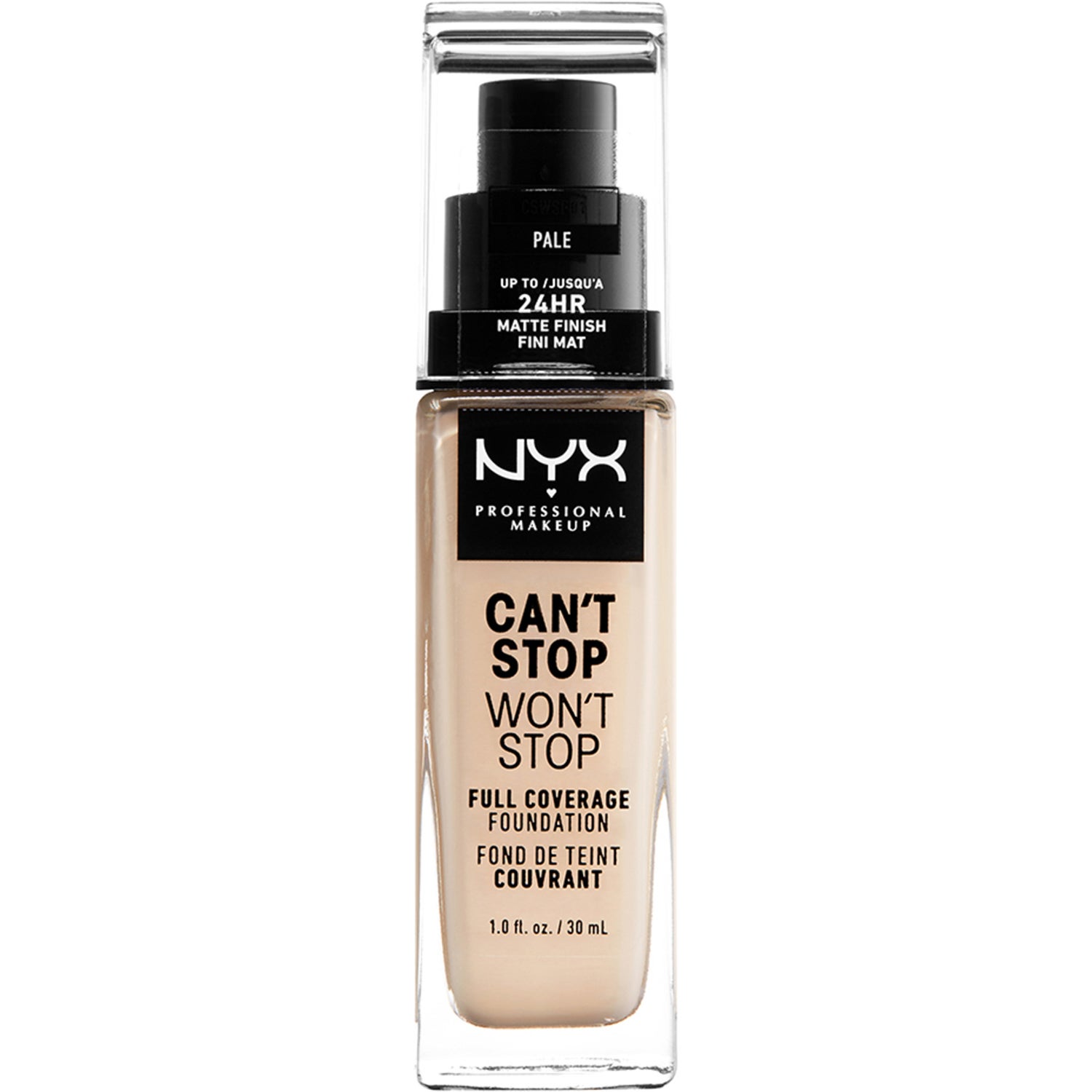 NYX Professional Makeup Can't Stop Won't Stop Foundation Pale 30 ml