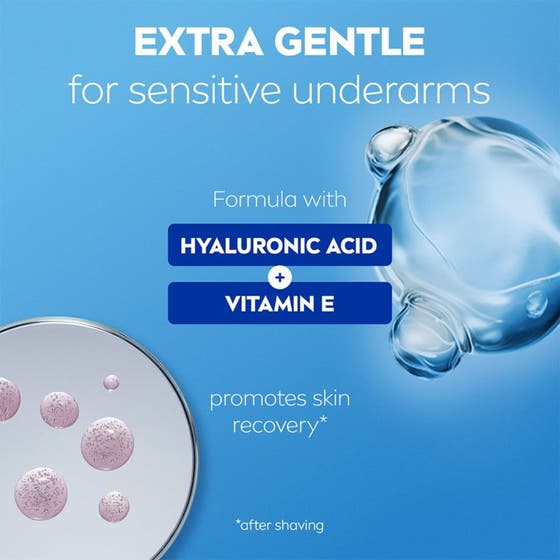 NIVEA Derma Control Restore Sensitive 50 ml deo stick ger återhämtning med hyaluronsyra och vitamin E för känslig hud