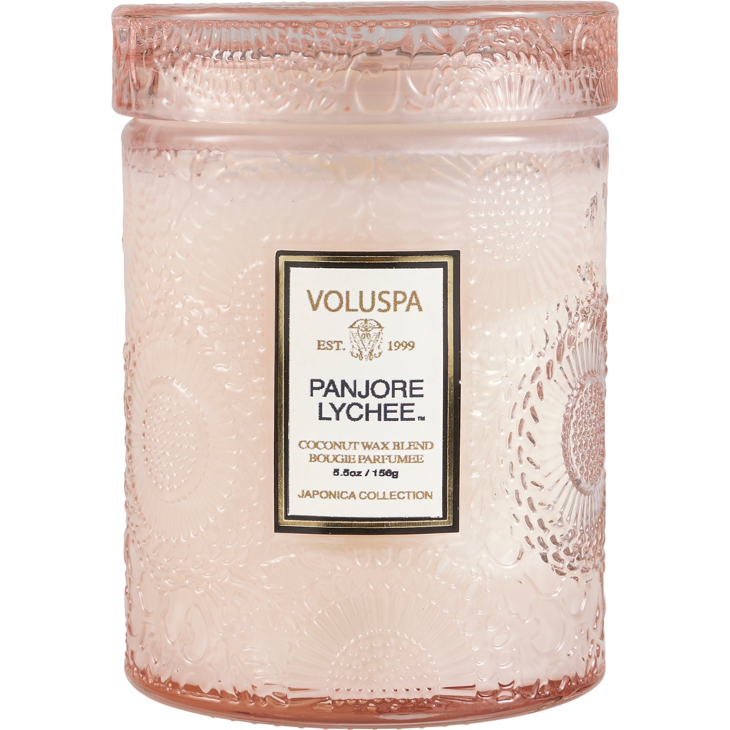 Voluspa Small Glass Jar Panjore Lychee 50H