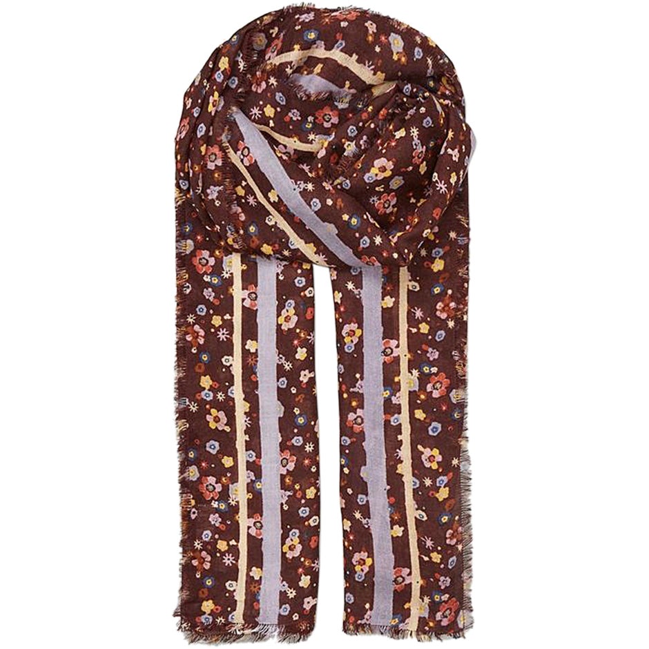 Produktfoto för Becksöndergaard Tula Siw Scarf Decadent Chocolate 100 x 200 cm