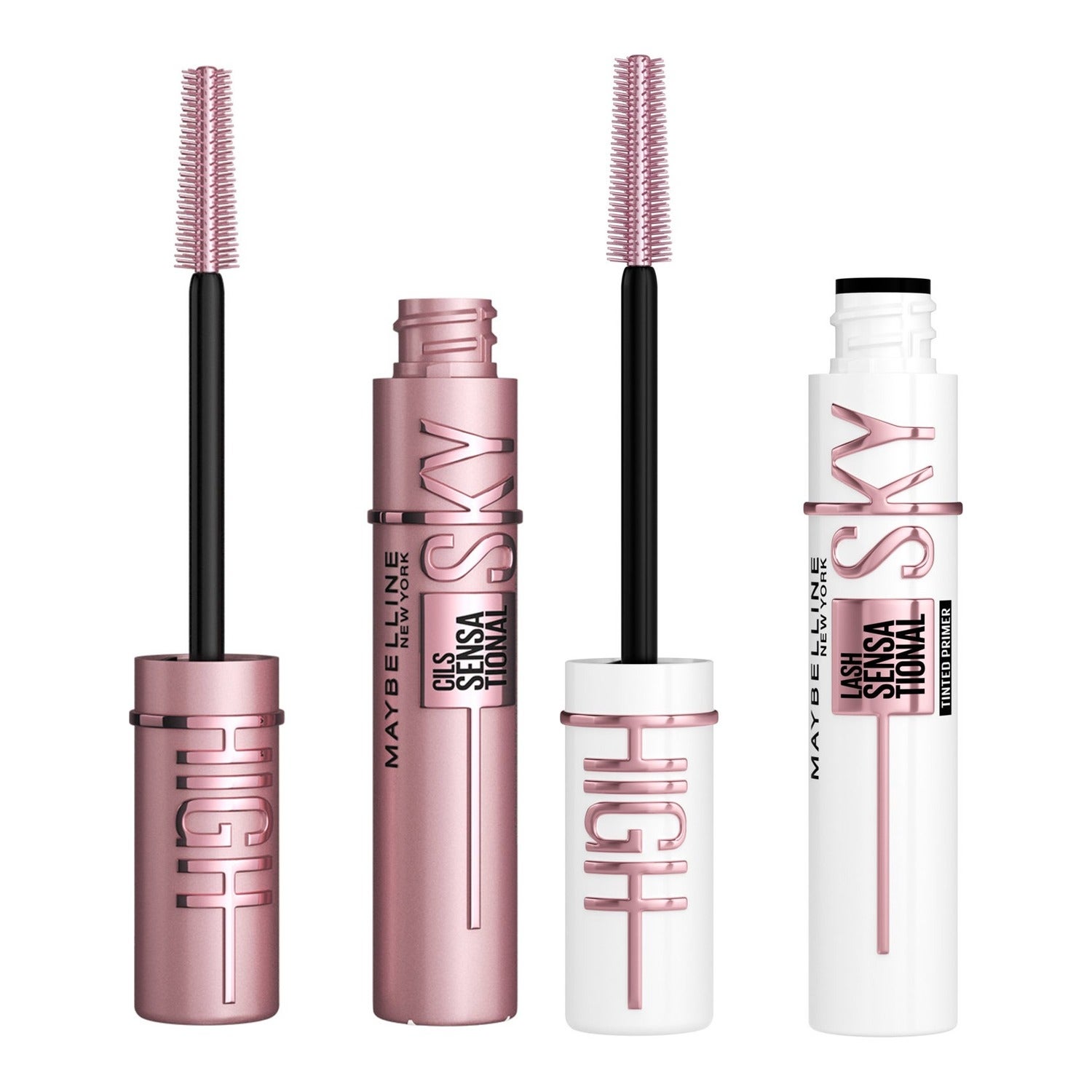 Maybelline Lash Sensational Duo Sky High Mascara Black + Sky High Tinted Primer