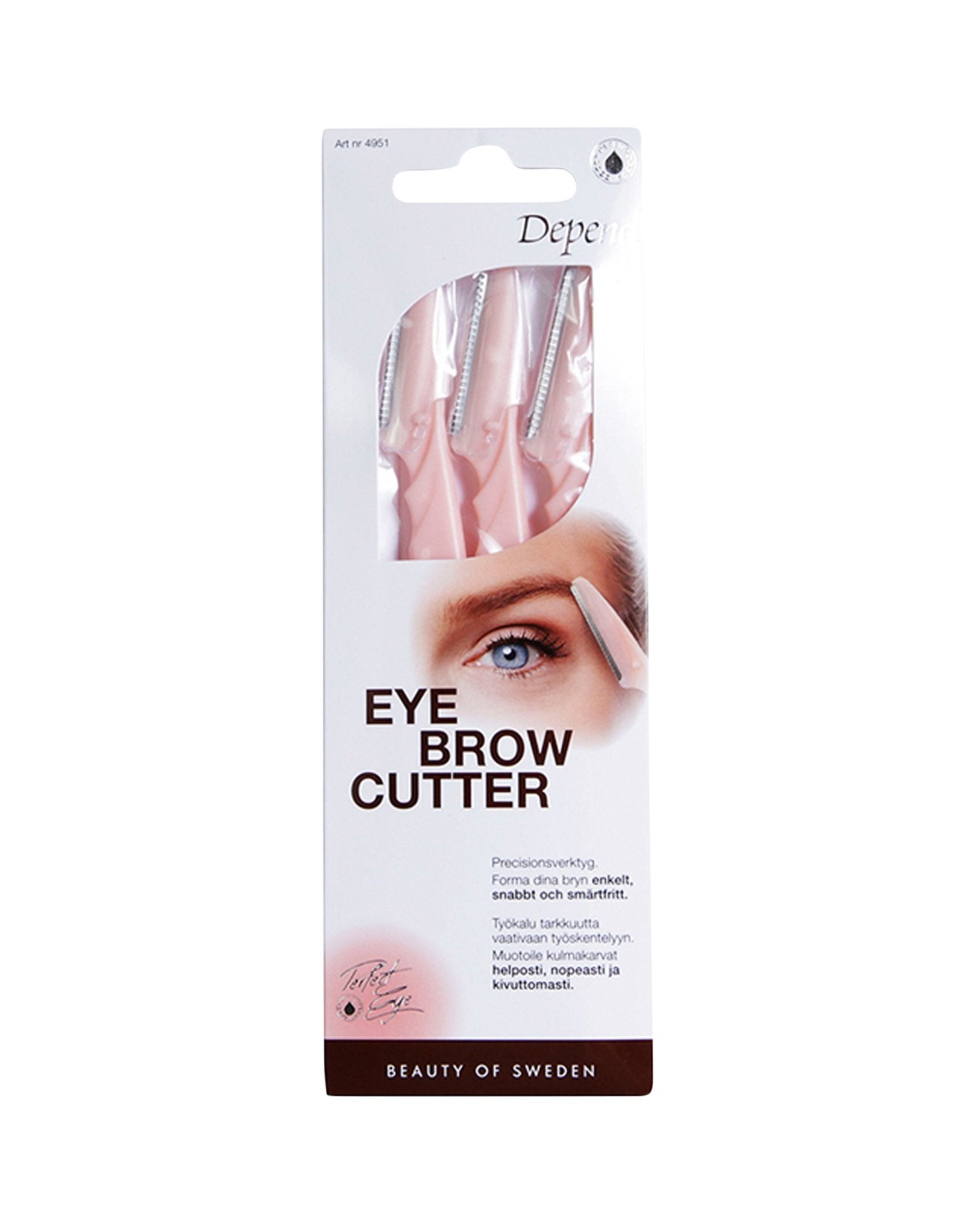 Depend EyeBrow Cutter Perfect Eye - 3 pcs