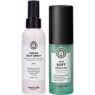 Cream Heat Spray & True Soft Argan Oil