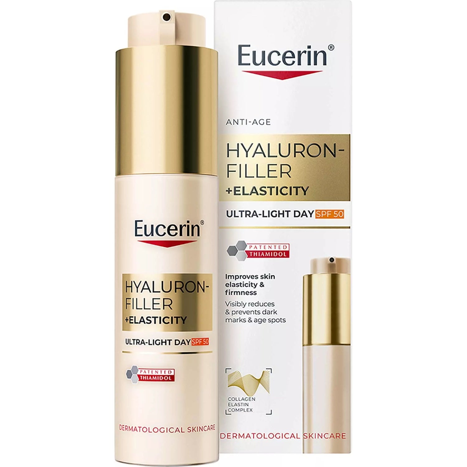 Eucerin Day Cream Hyaluron-Filler+Elasticity Ultra-Light SPF50+ 50 ml