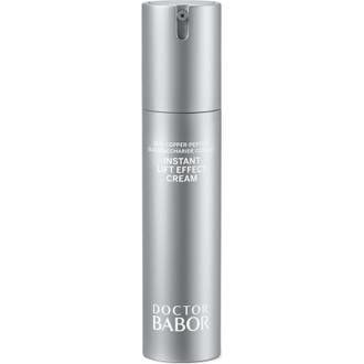 Doctor Babor Instant Lift Effect Cream kiinteyttävä kasvovoide joka silottaa ihoa hopeisessa pumppupullossa