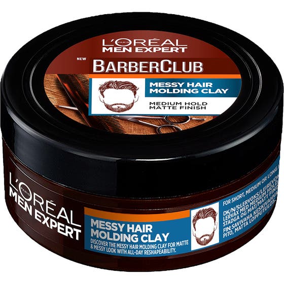 Men Expert Barber Club Messy Hair Molding Clay