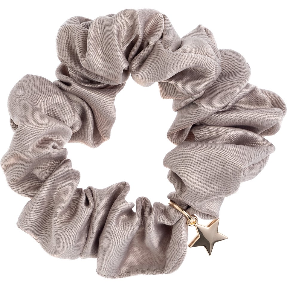 Satin Scrunchie Black 1 pcs