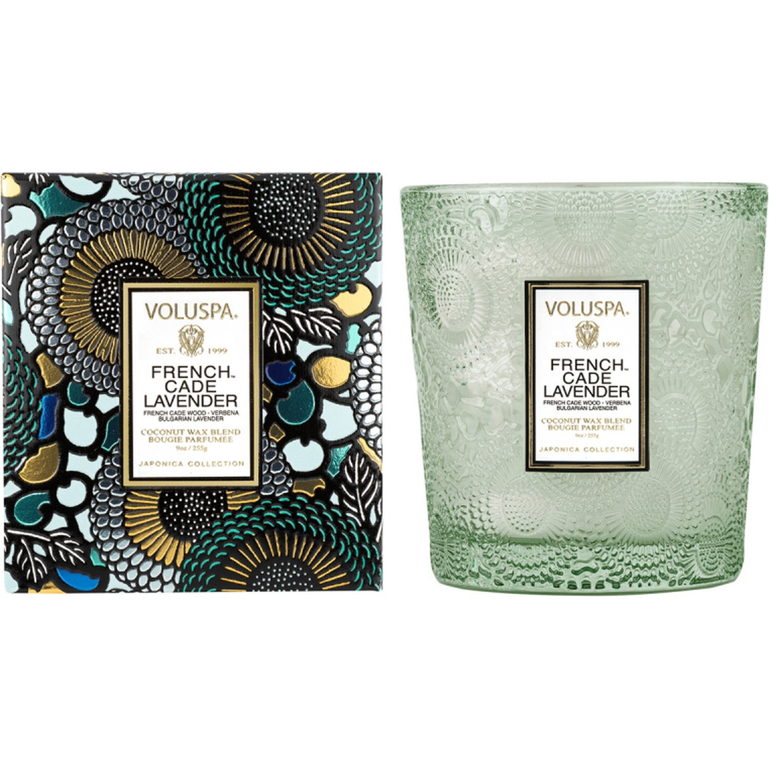 Voluspa Boxed Candle French Cade And Lavender 60H