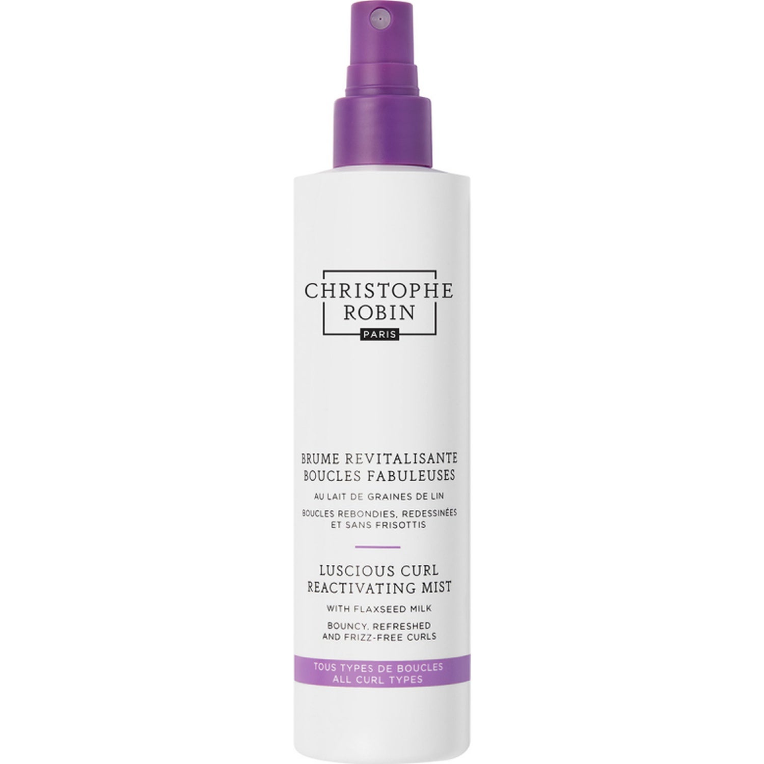 CHRISTOPHE ROBIN Luscious Curl Reactivating Mist styling dam