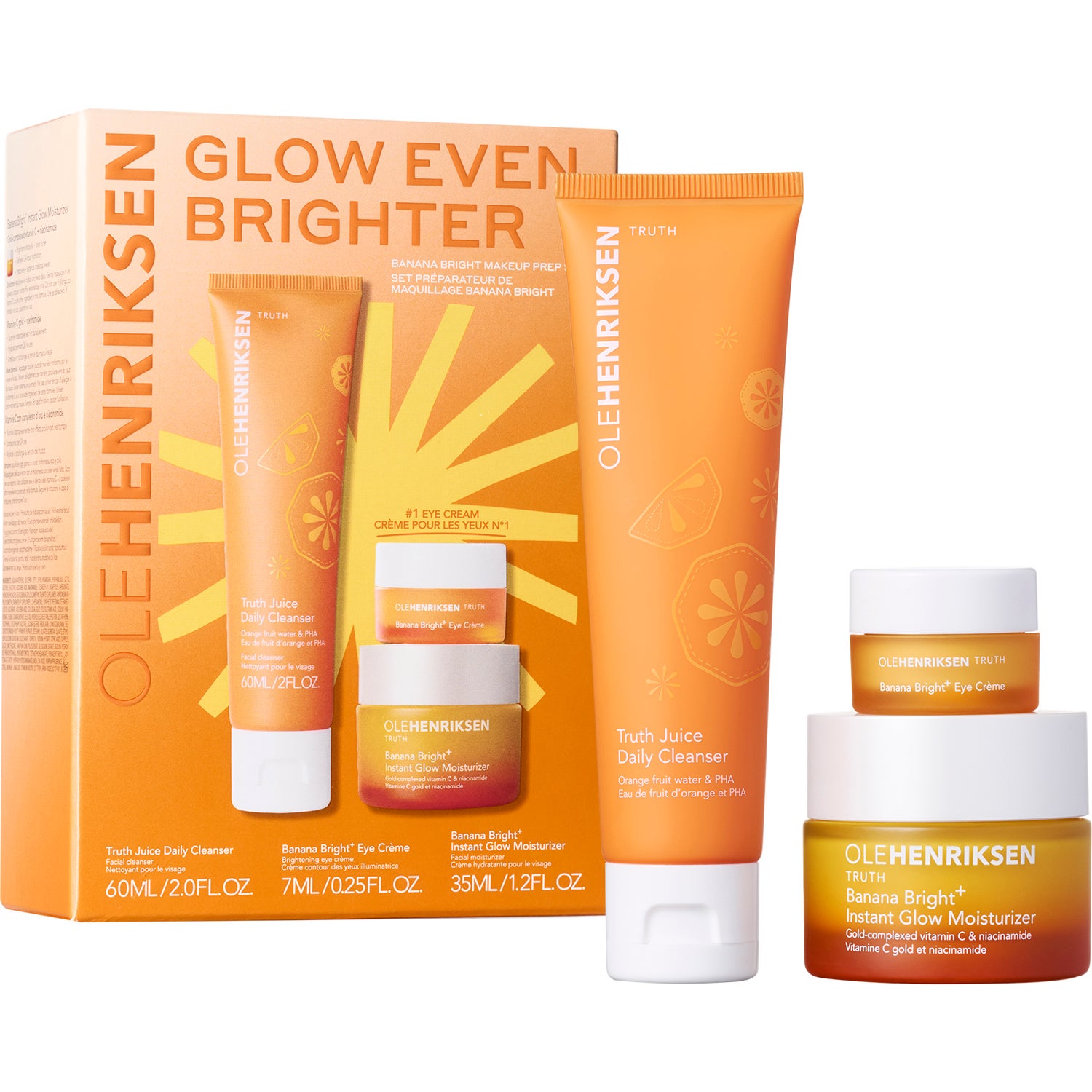 Ole Henriksen SETS Truth Glow Even Brighter Banana Bright (35 + 7 + 60 ml)