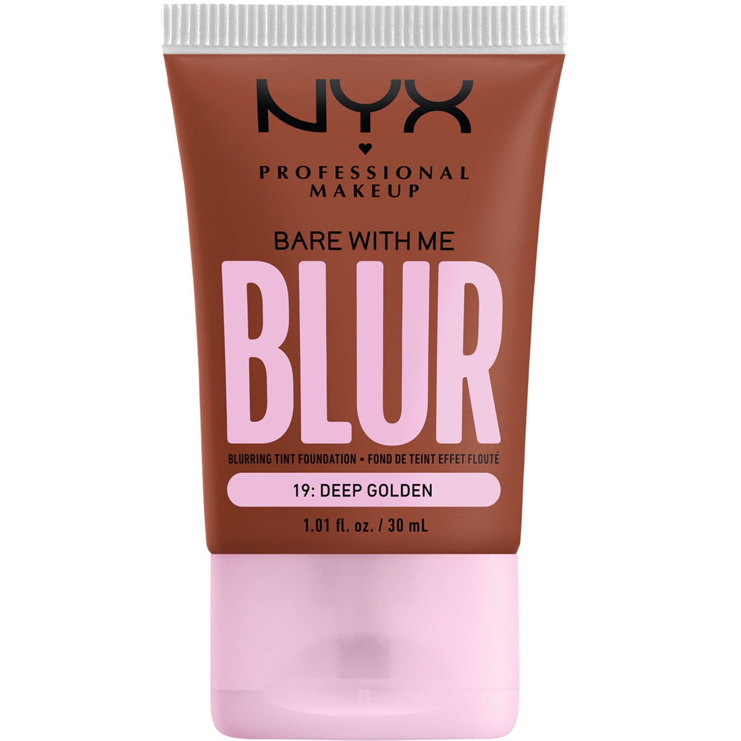 NYX Professional Makeup Bare With Me Blur Tint Foundation 19 Deep Golden 30 ml