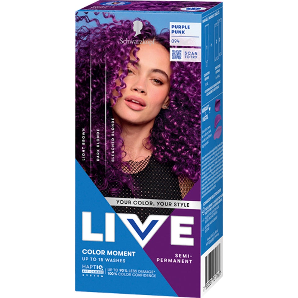 Live Color Moment 94 Purple Punk Semi-permanent 1 pcs
