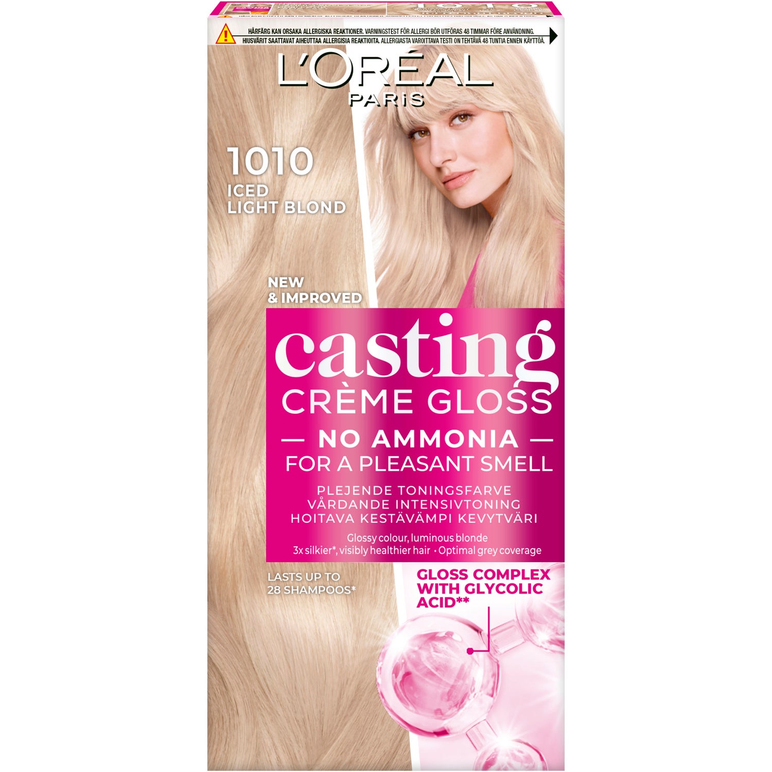 Köp Casting Creme Gloss, Light Iced Blonde L'Oréal Paris Färg fraktfritt
