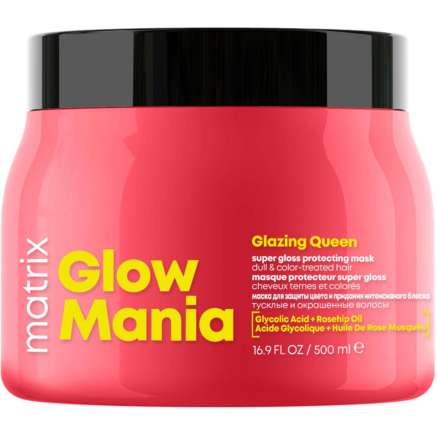 Matrix Glow Mania Glazing Queen Super Gloss Protecting Mask 500 ml billede
