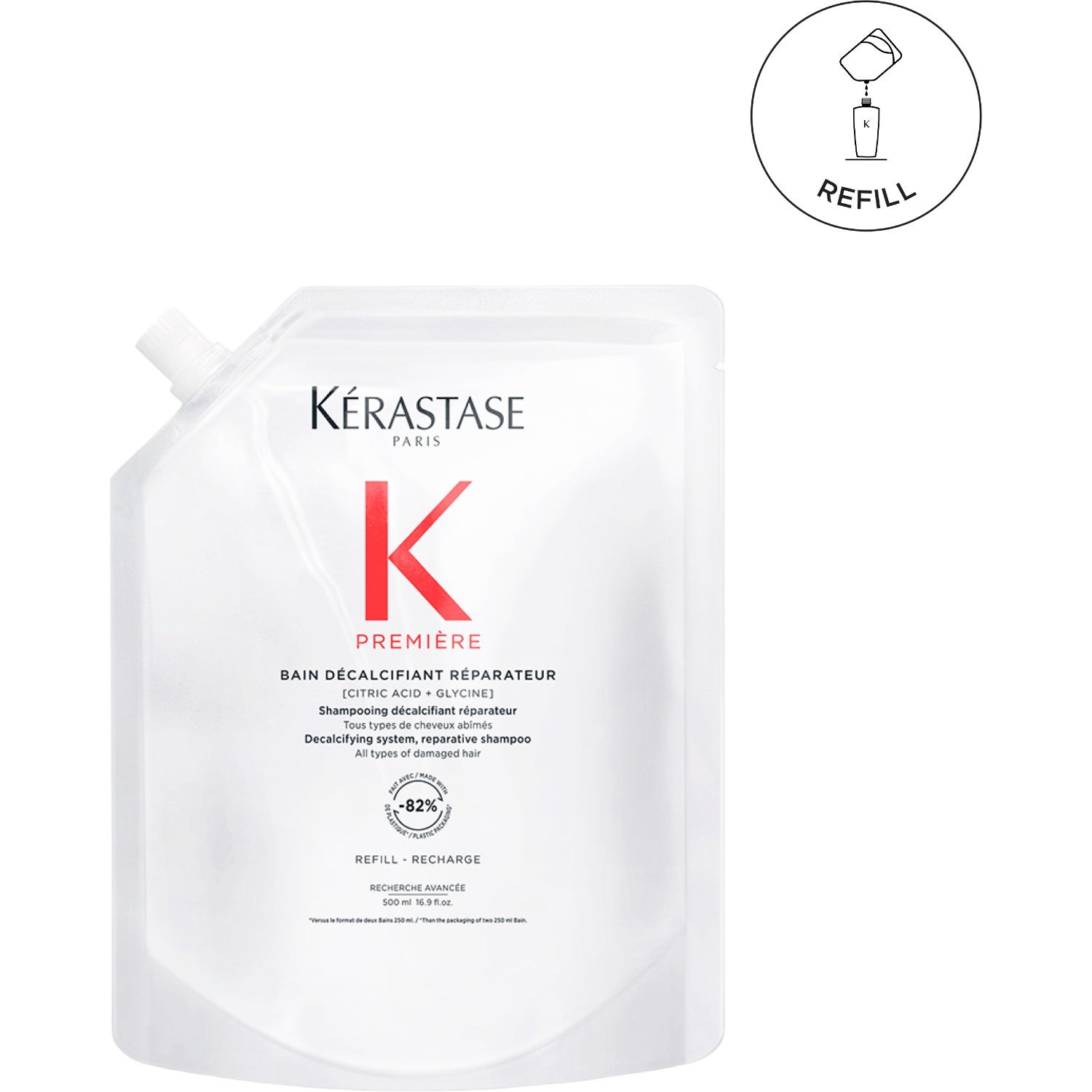 Kérastase Première Bain Décalcifiant Rénovateur Shampoo Refill – 500 ml Refill