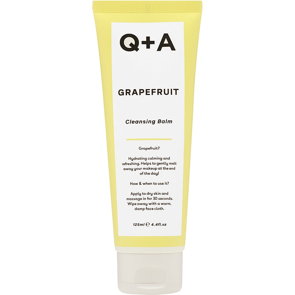 Q+A Grapefruit Cleansing Balm rengöring & peeling dam – bild 7
