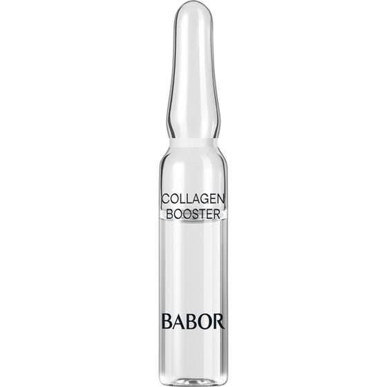 Babor Collagen Booster 2ml oppstrammende ampulle i gjennomsiktig glass som gir huden et løft og økt elastisitet.