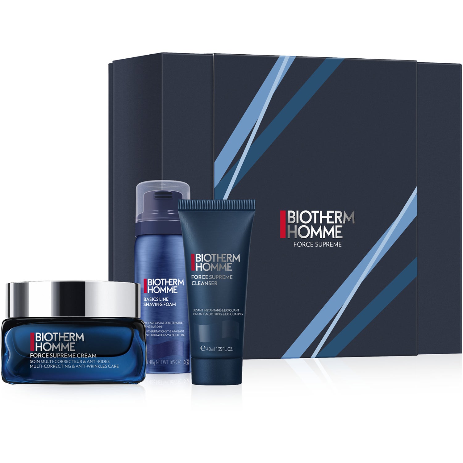 Biotherm Force Supreme Gifting Set 50 + 40 + 50 ml 140 ml
