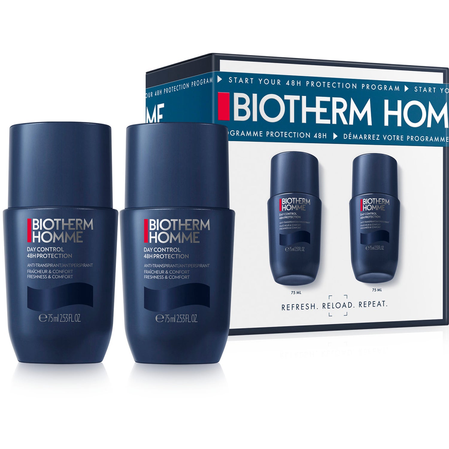 Biotherm Day Control Roll-on Duo Set 2025 2x75 ml Deo - 150 ml