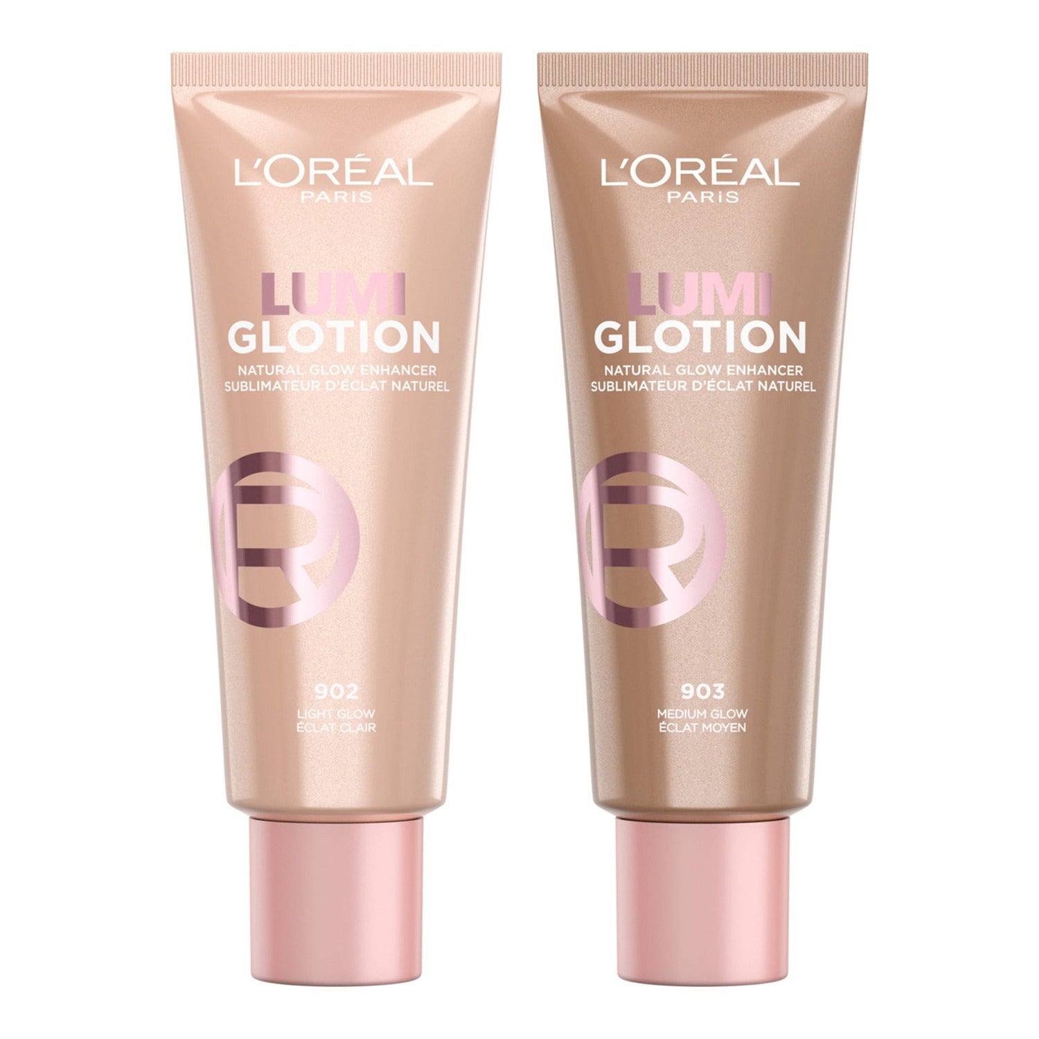 LOréal Paris Lumi Glotion Highlighter Set Light Glow & Medium Glow dam