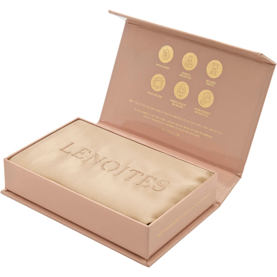 Lenoites Mulberry Silk Pillowcase Beige, 50x60 cm - 1 pcs