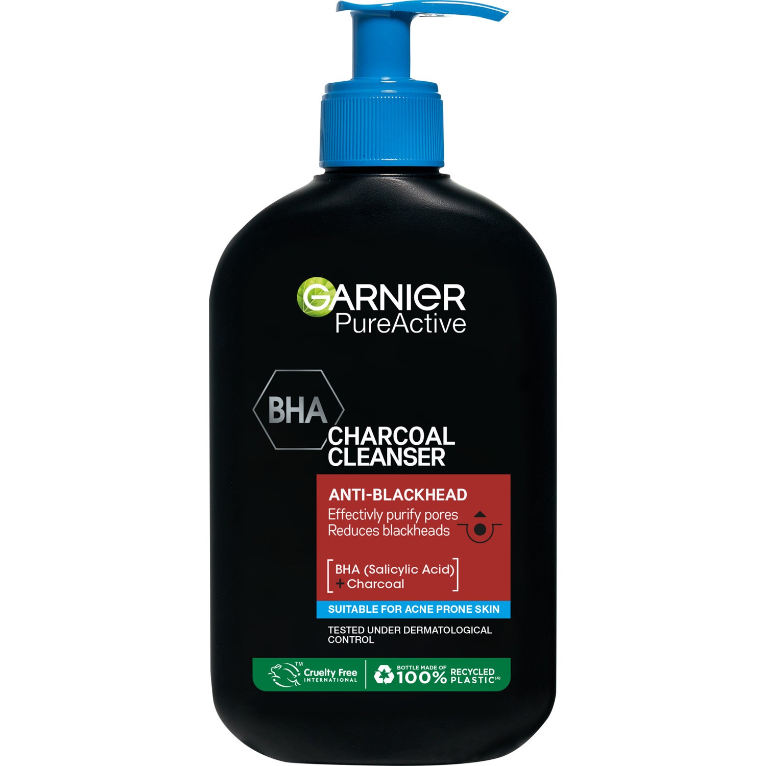Garnier SkinActive PureActive Charcoal Cleanser 250 ml billede