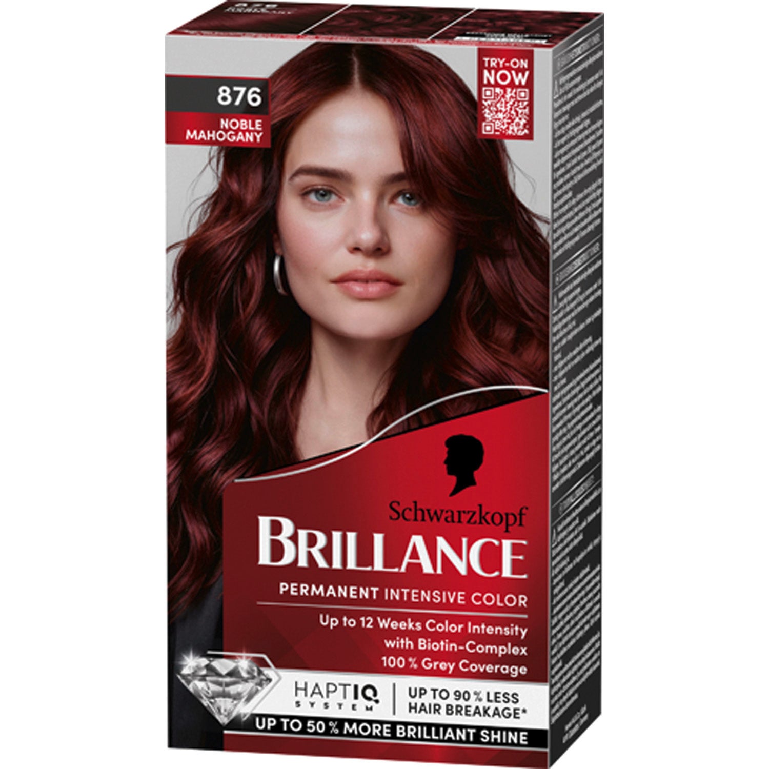 Schwarzkopf Brillance 876 Noble Mahogany - 1 pcs billede
