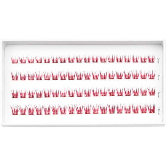 Self-Stick Lash Clusters - Burgundy 0.1