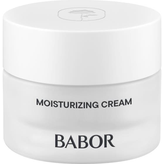 Babor Skinovage Moisturizing Cream 50 ml fuktighetsgivende ansiktskrem i en krukke av frostet glass