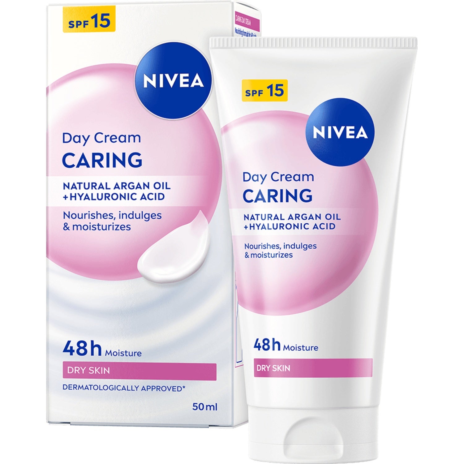 NIVEA Caring Day Cream SPF15 50 ml