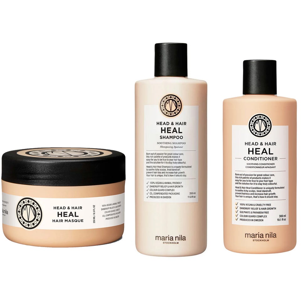 Head & Hair Heal Trio Shampoo 350ml, Conditioner 300ml, Masque