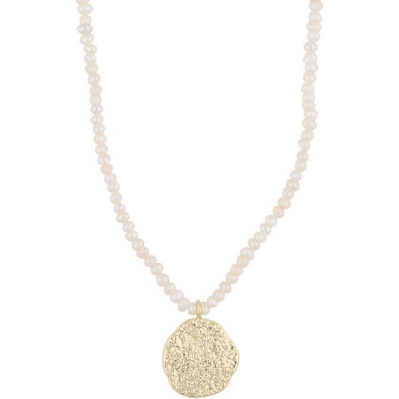 Florence Small Pearl Pendant Neck 45