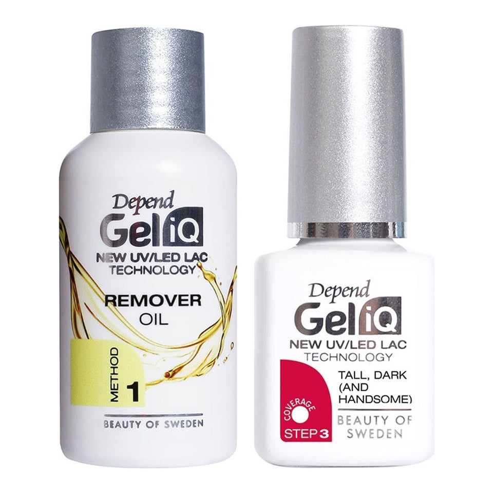 Gel IQ Tall, Dark (And Handsome) & Remover Oil Set