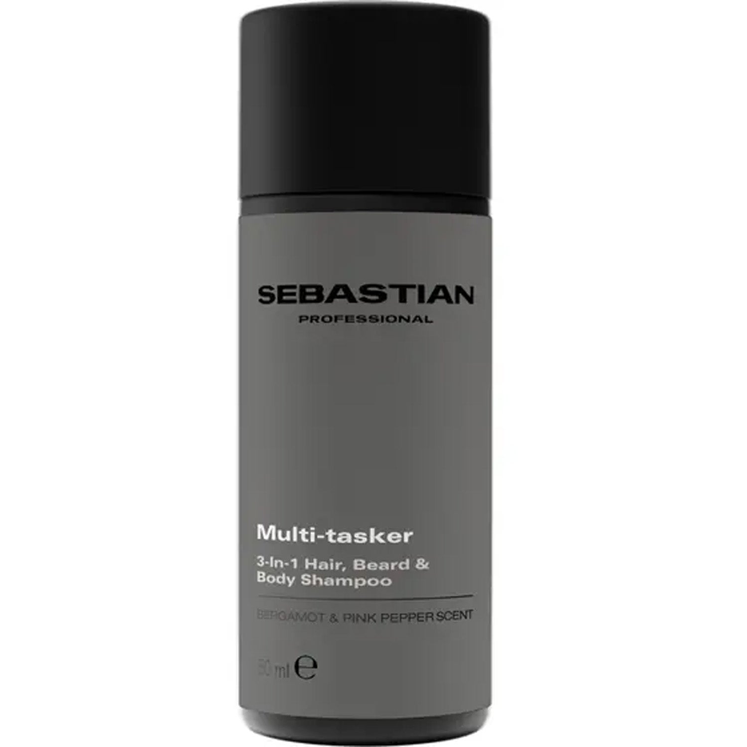 Sebastian Professional Multitasker for Men 3-in-1 Hair, Beard and Body Shampoo - 50 ml