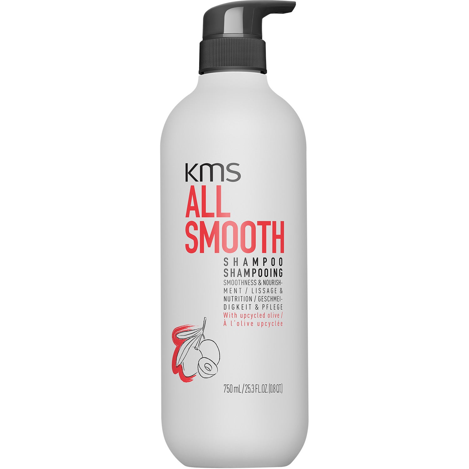 KMS AllSmooth Shampoo Shampoo - 750 ml billede