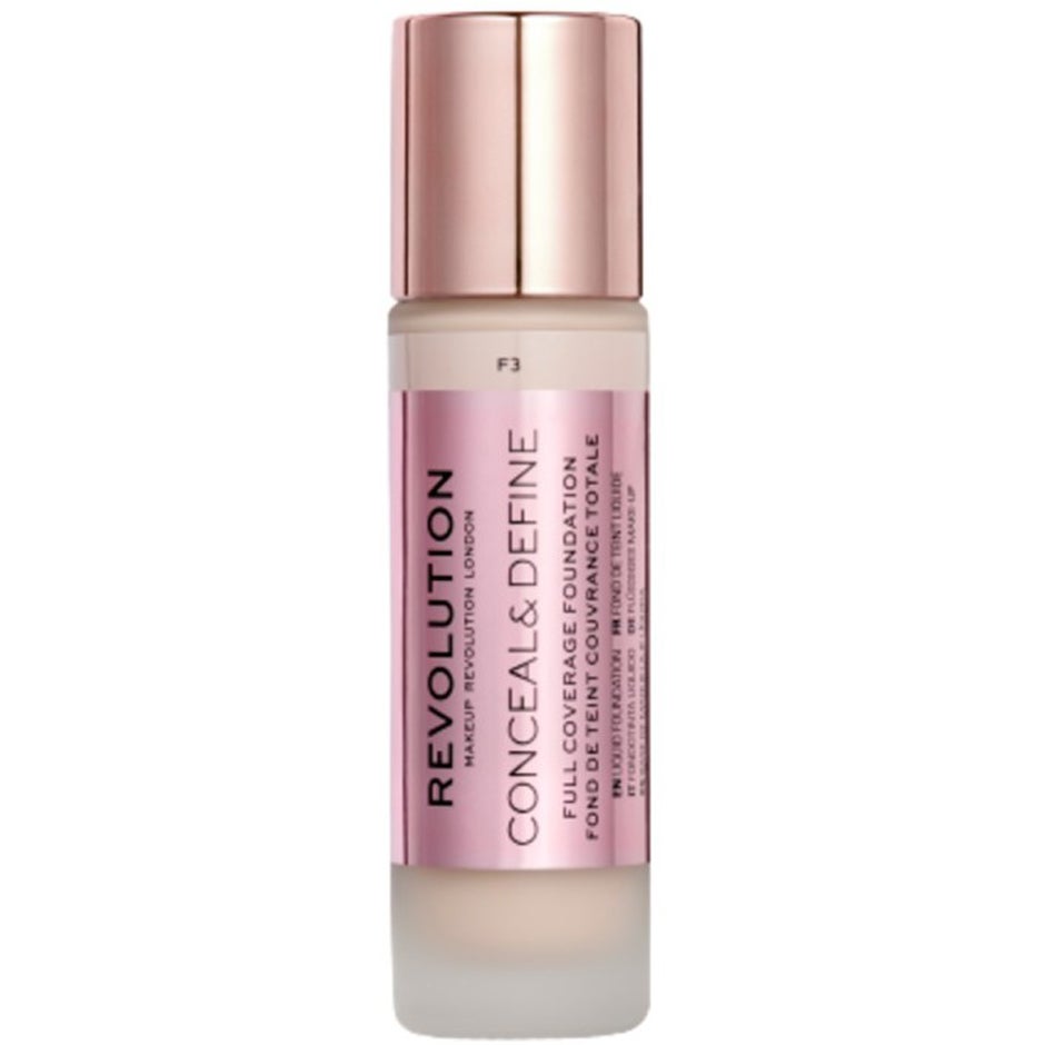 Makeup Revolution Conceal & Define Foundation F3 - 23 ml